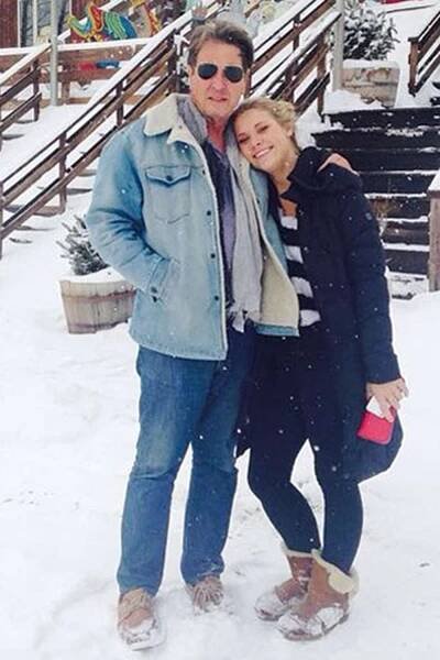 Errol Musk and daughter Alexandra Musk together in December 2022 in Boulder, Colorado.