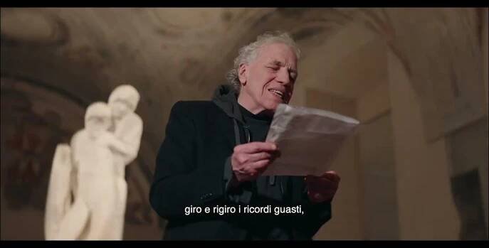 LAMENTS. Abel Ferrara legge le poesie di Gabriele Tinti alla Pietà Rondanini di Michelangelo
