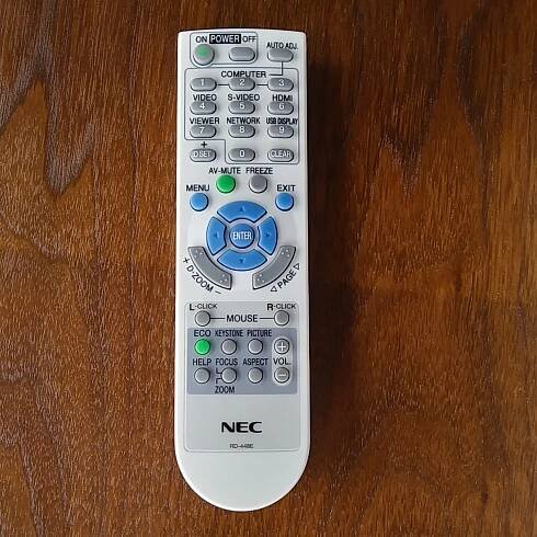 NEC NP-M283X Projector with Low Use, Remote Control, VGA Cable, HDMI Cable