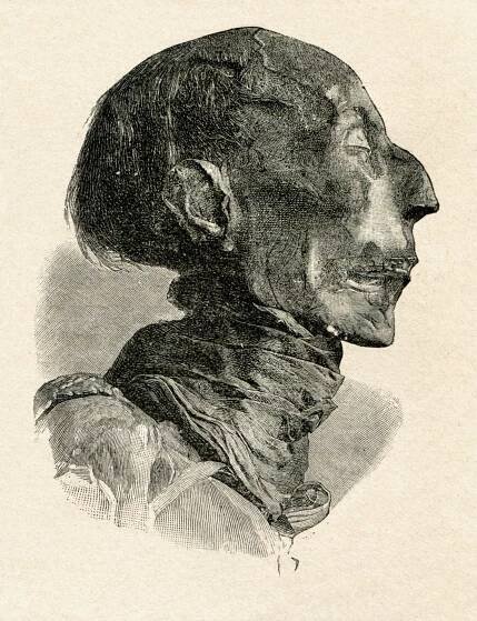 Mumifikovaná hlava, Ramesse II. 