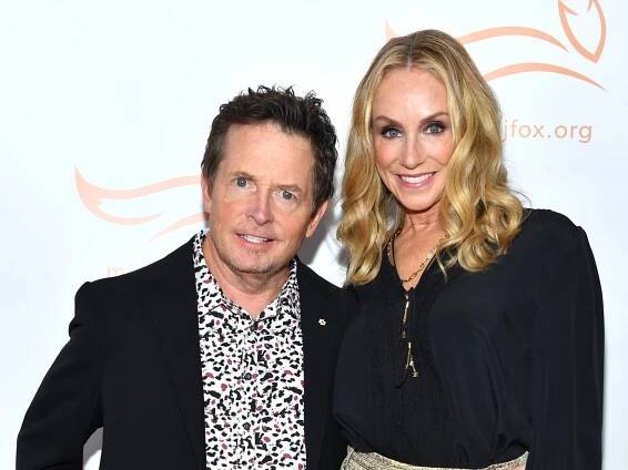 Michael J. Fox celebrates 'love of a lifetime' Tracy Pollan on 36th anniversary with romantic poolside photo