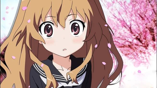 toradora-taiga-and-sakura Wallpaper