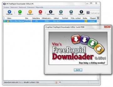 FreeRapid Downloader - náhled