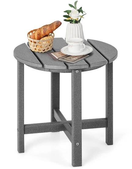 Záhradný stolík Kávový stolík okrúhly 46 x 46 cm Hĺbka nábytku 46 cm
