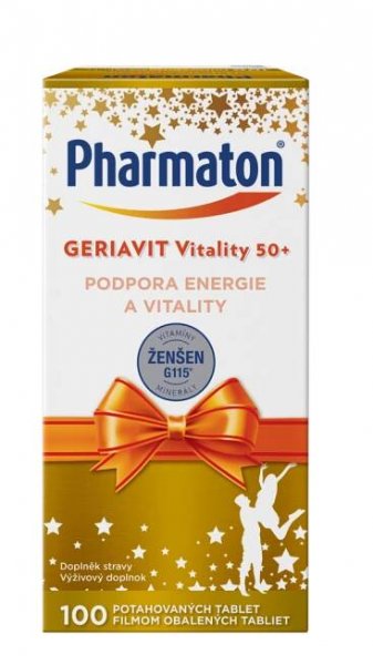 Pharmaton GERIAVIT Vitality 50+ 100 tabliet Vianočné balenie