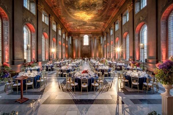Blood Red Dinner at the Painted Hall,  Greenwich- Friday 11 October 2019