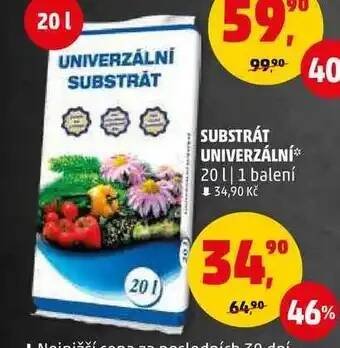 Penny Market SUBSTRÁT UNIVERZÁLNÍ, 20 l nabídka