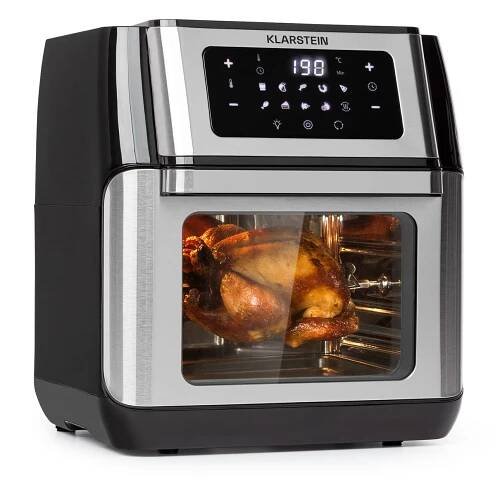 AeroVital Fry, horkovzdušná fritéza, 1500 W, 10 l, 9 programů, černo-stříbrná