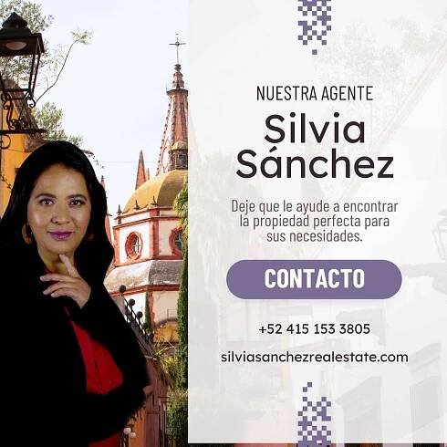 Silvia Sanches agente inmobiliario en San Miguel de Allende