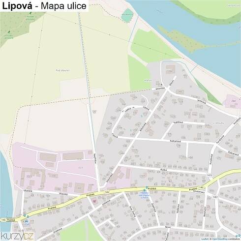Lipová - mapy | Kurzy.cz