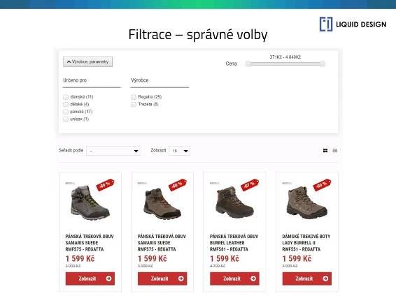 Filtrace – správné volby
 