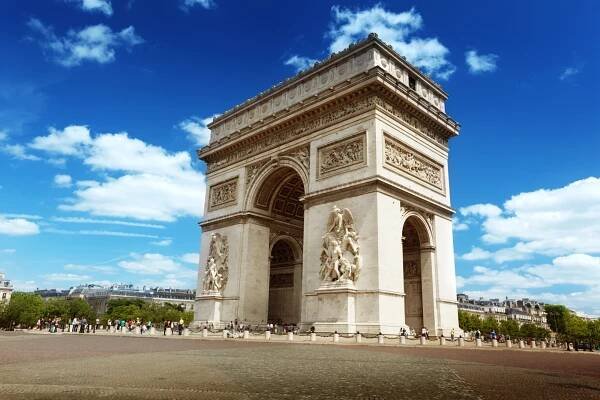 Arc de Triomphe paris, Francie — Stock obrázek