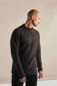 Pánské - Svetry - Mens Hillock Funnel Neck Sweater | Merino sport