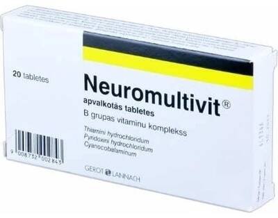 Neuromultivit filmom obalené tablety tbl.flm.20 od 4,04 € - Heureka.sk