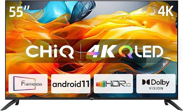 CHiQ 55" QLED (U55QG7L) od 8 872 Kč