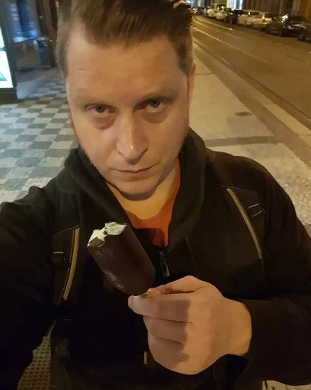 Český hudobník Ondřej Háša alias Dr. Kary.