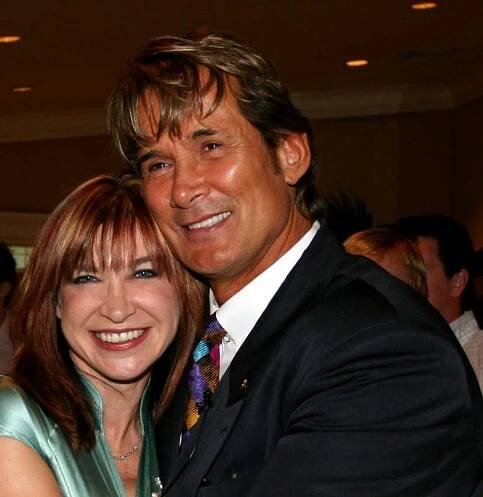 Cynthia with action co-star Richard Norton
