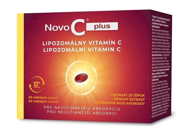 NOVO C PLUS Lipozomálny vitamín C 1×60 cps, vitamín c