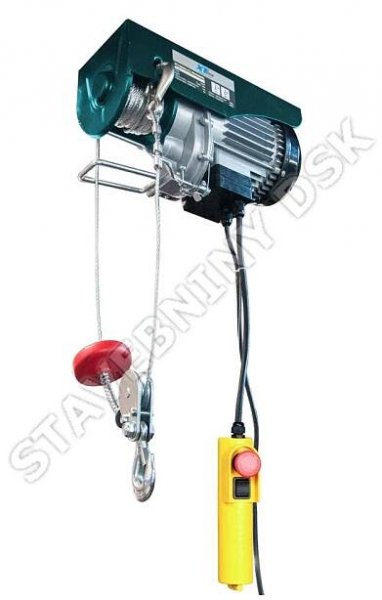 Lanový naviják vrátek 500W, 230V, max. kapacita 125/250kg | DSK stavebniny
