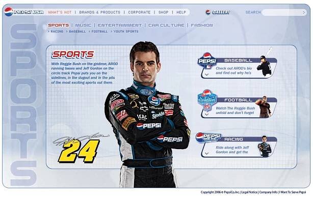 Everett Guess - PEPSI - PEPSI WORLD - Website