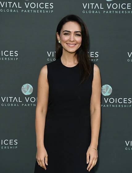 LOS ANGELES, CALIFORNIA - OCTOBER 19: Nazanin Boniadi attends “The Power Of Collective Action” Dinner With Actress And Activist Nazanin Boniadi And Vital Voices President & CEO Alyse Nelson on October 19, 2023 in Los Angeles, California. (Photo by Jon Kopaloff/Getty Images for Vital Voices Global Partnership )