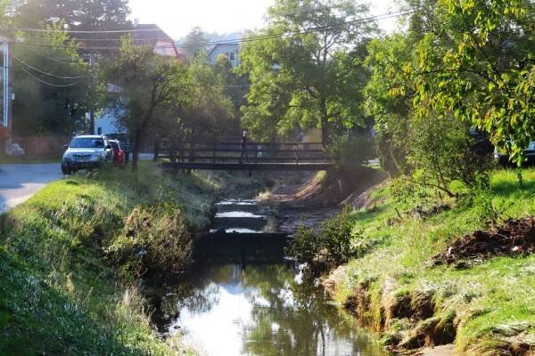Tylovice – úprava Hážovického potoka po povodni ve dnech 14.-16. 9. 2024 – OKO BESKYD