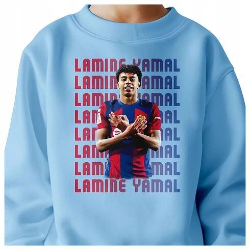 DĚTSKÁ MIKINA YAMAL LAMINE FC BARCELONA 104 PRO DÍVKU CHLAPCE