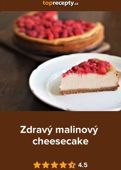 Zdravý malinový cheesecake | Recipe | Desserts, Cheesecake, Food