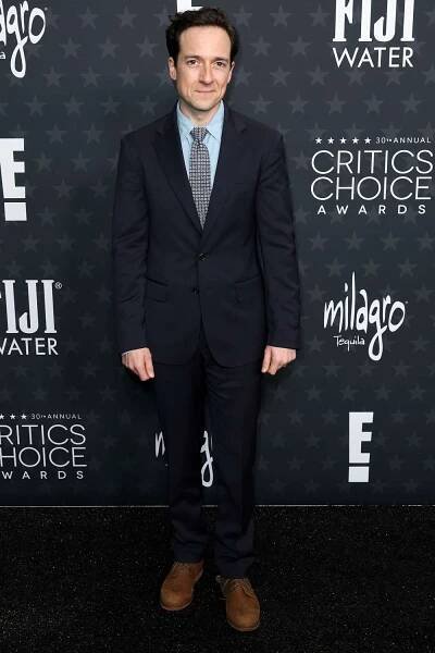 Josh Brener attends the 30th Annual Critics Choice Awards at Barker Hangar on February 07, 2025 in Santa 