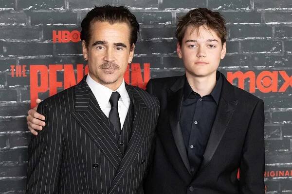 colin farrell,henry farrell attend HBO's highly anticipated series 