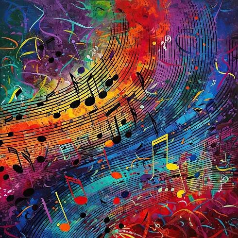 Artwork #15 from the collection “Music of the soul”