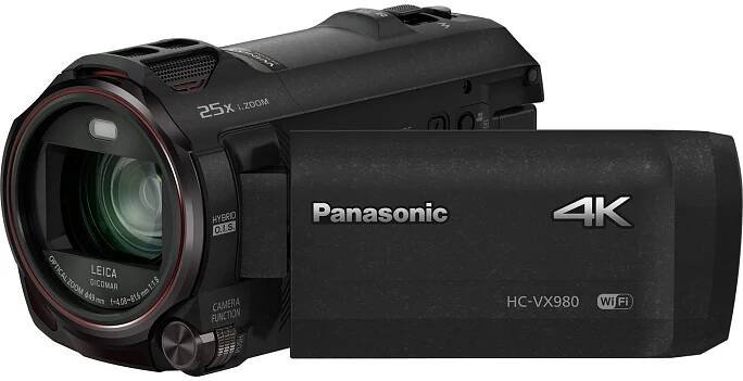 Panasonic HC-VX980 4K Ultra HD kamera s funkcí Wireless Multi Camera (pokročilý objektiv LEICA, 8M snímač a procesor, HDR film), černá - Značkový obchod Panasonic