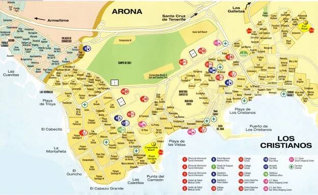 Tenerife Map - Tenerife Island Maps - Map of Tenerife