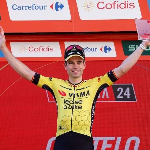 Van Aert vyhrál spurt uprchlíků a má třetí etapový triumf. Vede O'Connor