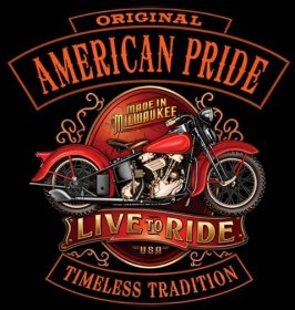Obrázek produktu Pánské tričko American Pride Made in Milwakee