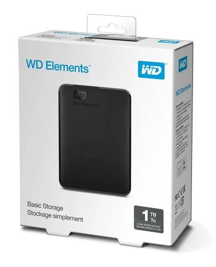 Ext. HDD 2.5" WD Elements Portable 1TB USB - obrázek č. 5