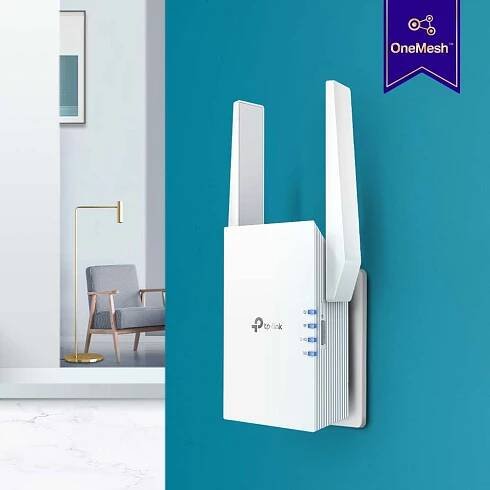 Dvoupásmový Wi-Fi 6 Extender AX1800 7