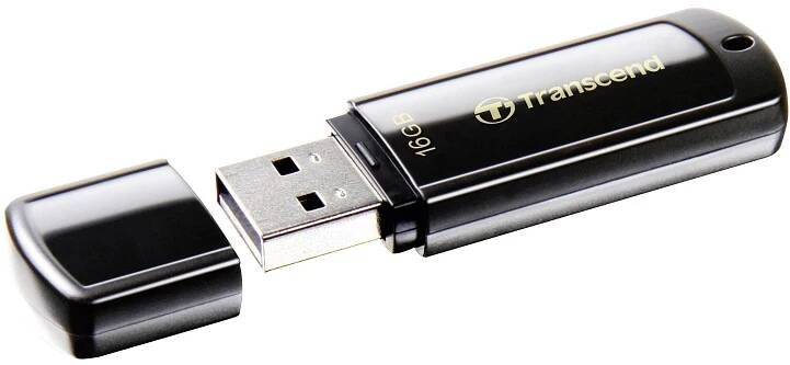 Transcend 16GB JetFlash 350, USB 2.0 flash disk, černý (TS16GJF350)