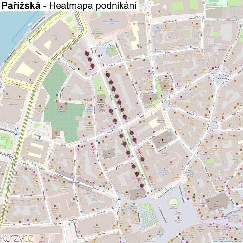 Pařížská - mapy | Kurzy.cz