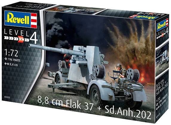 Revell Flak 37 88mm, Sd.Anh.202 (1:72) (RVL03325) | Astra