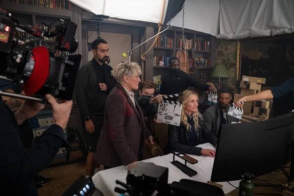 Jamie Demetriou, Glenn Close, Cameron Diaz, Jamie Foxx - Návrat do akce - Z natáčení