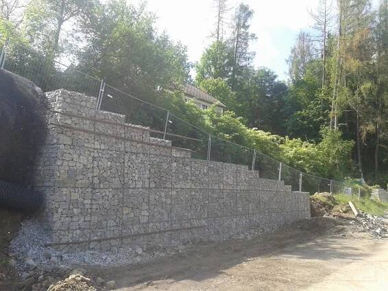 Gabionové opěrné zdi České Budějovice | Gabiony, gabionové sítě Ústí nad Labem, Teplice, Litoměřice, Lovosice, Krupka, Děčín