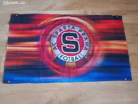Vlajka AC SPARTA PRAHA - Kyjov - Bazar