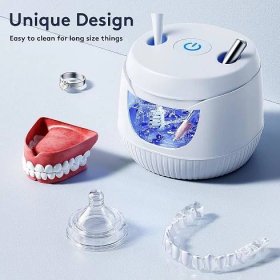 Vysokofrekvenční ultrazvukový UV čistič Sterilizační box pro zubní protézy Zubní šperky Hodinky Sterilizace Hloubkové čištění