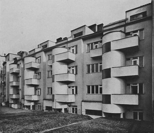 Čtyři nájemné řadové domy v Brně-Černých Polích (Provazníkova 37-43), 1939