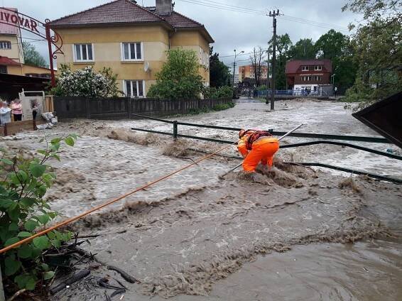 Povodňový stav na 30 místech