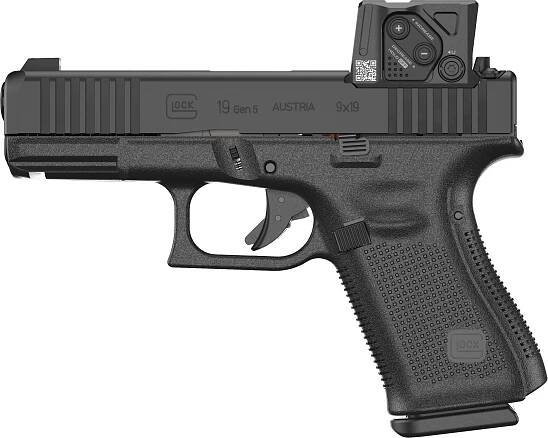 Pistole Glock 19 Gen5 A-CUTTM / Aimpoint COATM / ráže 9×19