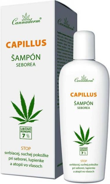 Cannaderm CAPILLUS šampon proti seborea 150 ml