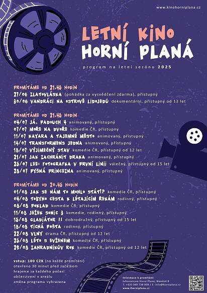 Letní kino Horní Planá
