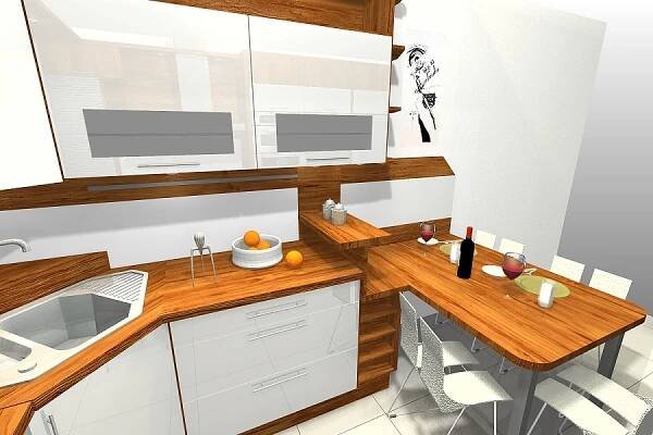 Vizualizace - návrhy kuchyní na míru: Delta Design s.r.o. - kuchyně, vestavné skříně